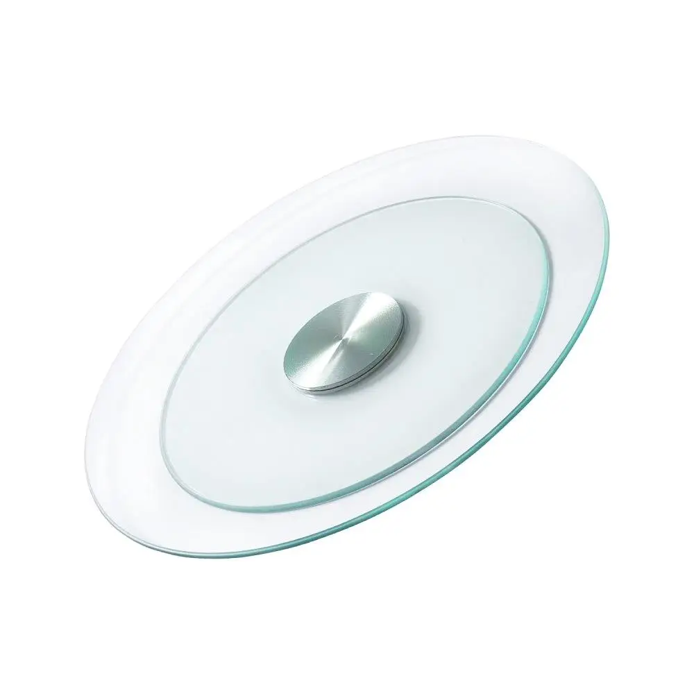 Clear Glass Rotating Lazy Susan Turntable 360 Degree Smooth Spin Tray for Dining Table Centerpiece for family Events Weddings
Clear Glass Rotating Lazy Susan Turntable 360 Degree Smooth Spin Tray for Dining Table Centerpiece for family Events Weddings