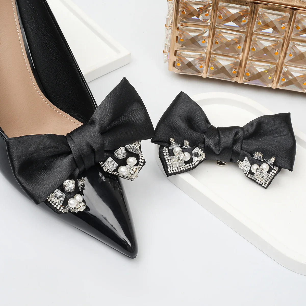 【 1pair】high heel accessories shoe charms shoe Decoration bow bridal wedding shoes jewlery heel clips for women brooch
【 1pair】high heel accessories shoe charms shoe Decoration bow bridal wedding shoes jewlery heel clips for women brooch