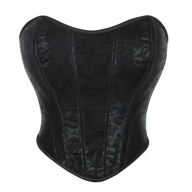 Women Leather Corset Bustier Crop Tank Top Lace-up Short Torso Overbust Sleeveless Body Shaper
Women Leather Corset Bustier Crop Tank Top Lace-up Short Torso Overbust Sleeveless Body Shaper