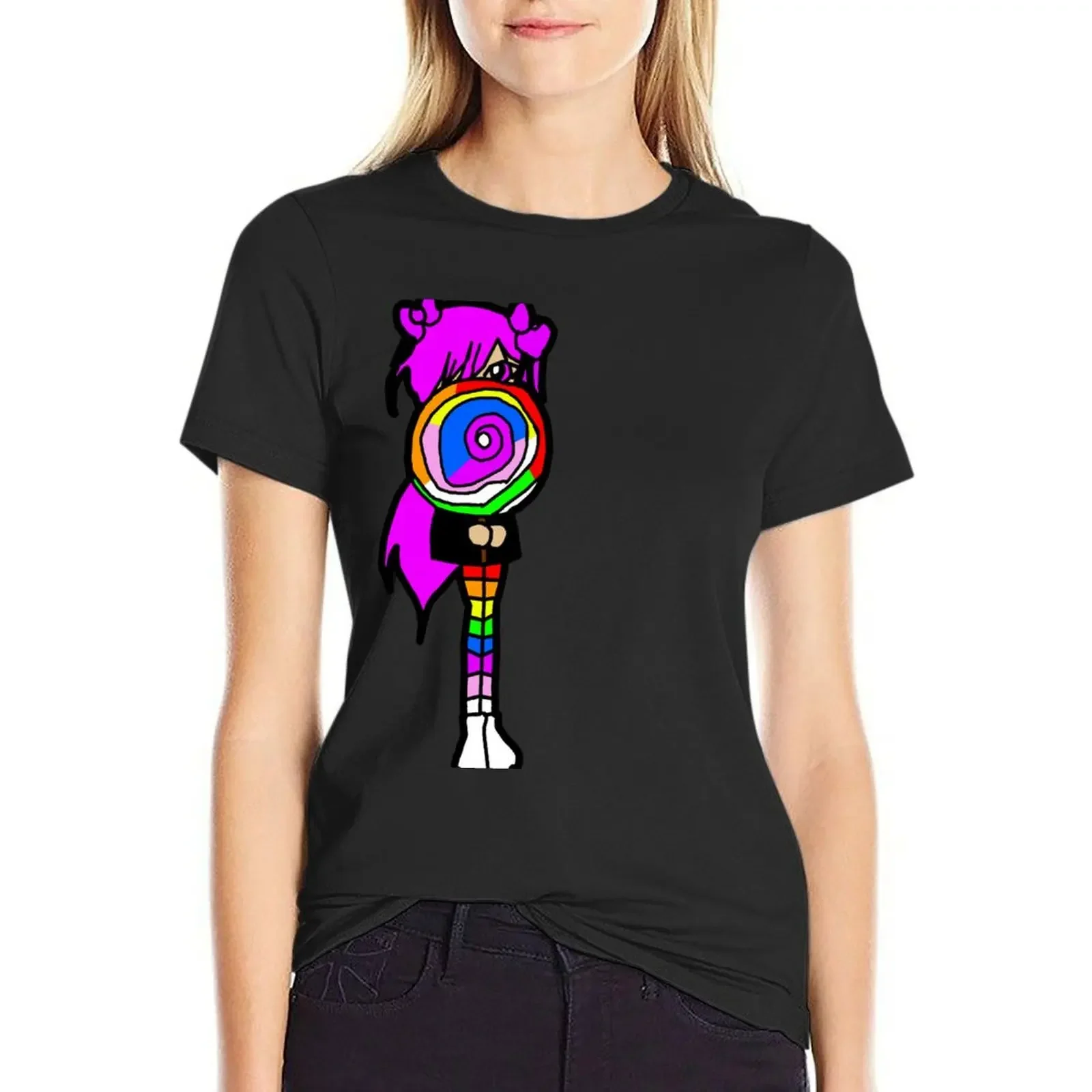 My Colourful Lolipop T-Shirt graphics kawaii clothes new edition blacks woman t shirt
My Colourful Lolipop T-Shirt graphics kawaii clothes new edition blacks woman t shirt