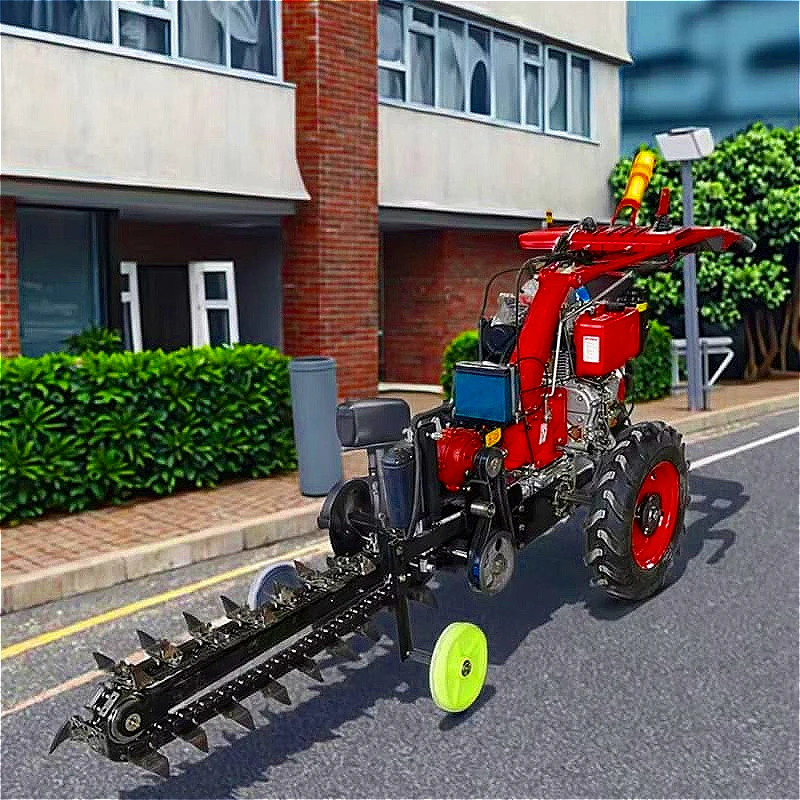 Trench Digging Machine Chain Type Trencher for Cable Laying Customized Depth 150mm Width for Farmland Pipeline Installation Use
Trench Digging Machine Chain Type Trencher for Cable Laying Customized Depth 150mm Width for Farmland Pipeline Installation Use