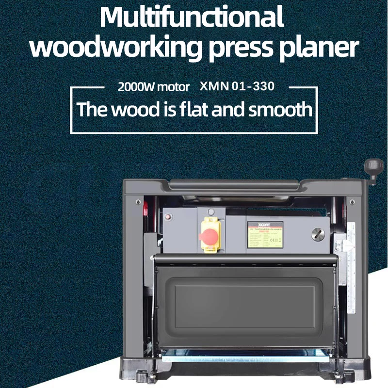 Woodworking Pressure Planer Household Flat Planer Multifunctional High-power Electric Planer Desktop Planer Single-sided Planer
Woodworking Pressure Planer Household Flat Planer Multifunctional High-power Electric Planer Desktop Planer Single-sided Planer