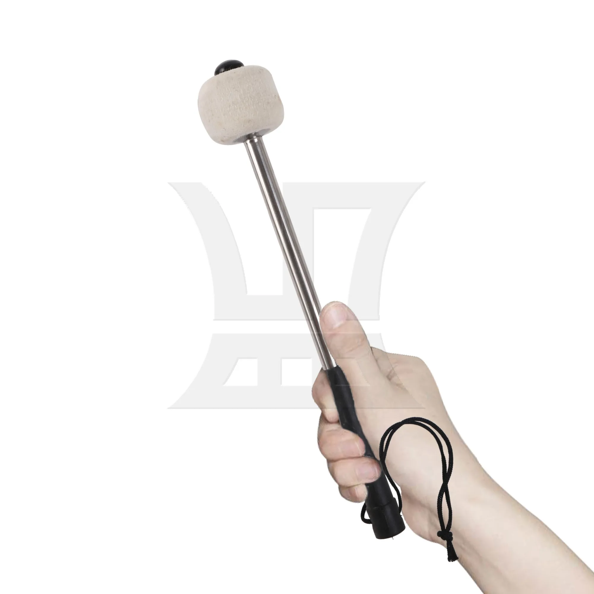 Yibuy 1pc Wool Felt Stainless Steel Drum Rod with Hanging Rope 31.5cm Long for Bass Drum
Yibuy 1pc Wool Felt Stainless Steel Drum Rod with Hanging Rope 31.5cm Long for Bass Drum