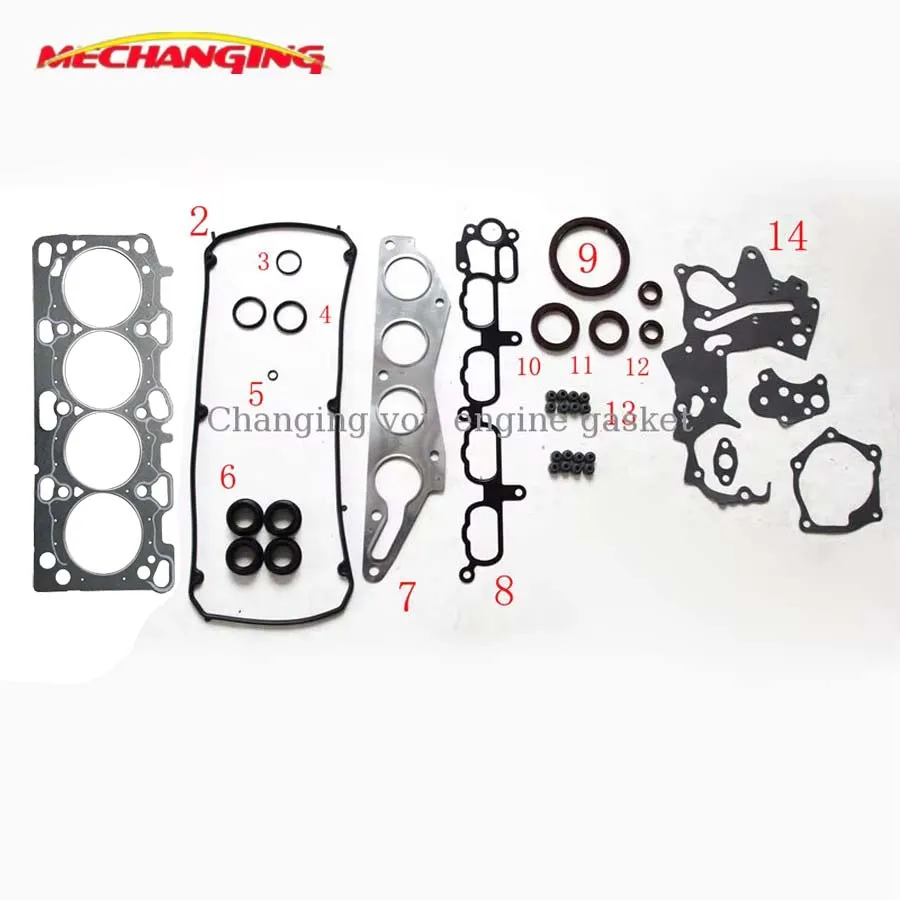 FOR MITSUBISHI RANDIS GALANT OUTLANDER 2.4L 4WD 4G69 Engine Rebuilding Kits Full Set Engine Gasket MD979394 50253400
FOR MITSUBISHI RANDIS GALANT OUTLANDER 2.4L 4WD 4G69 Engine Rebuilding Kits Full Set Engine Gasket MD979394 50253400