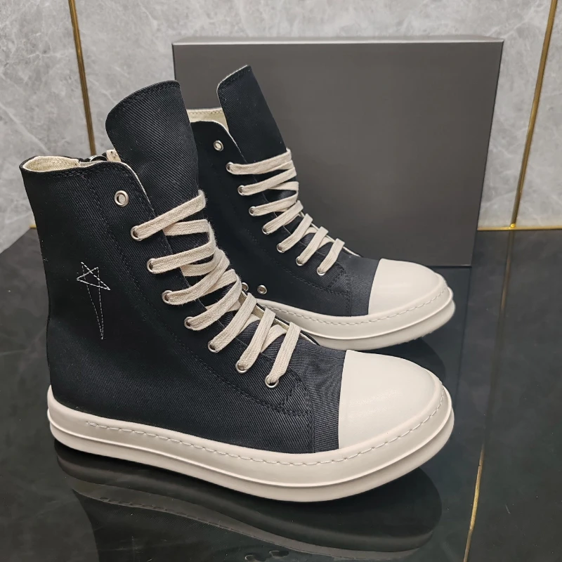 High Street Male Casual Fashion Sneakers Men's Classic Sneaker Dark Style Canvas Shoes for Man
High Street Male Casual Fashion Sneakers Men's Classic Sneaker Dark Style Canvas Shoes for Man