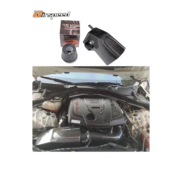 Alfa Romeo Stelvio/Giulia 2.0T (2017-Up) 100% Dry Carbon Fiber Cold Air Intake | Airspeed Performance Parts
Alfa Romeo Stelvio/Giulia 2.0T (2017-Up) 100% Dry Carbon Fiber Cold Air Intake | Airspeed Performance Parts