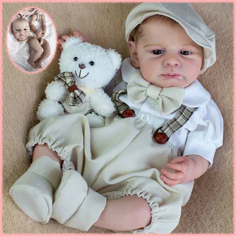 19inch Kobi Reborn Painted Doll Kit Hand Painted Hair Lifelike Multiple Layers Painting Doll Parts Collectible Gifts
19inch Kobi Reborn Painted Doll Kit Hand Painted Hair Lifelike Multiple Layers Painting Doll Parts Collectible Gifts