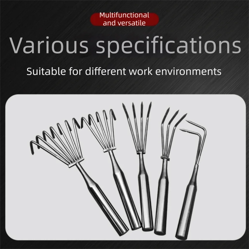 3/5 Claws Garden Hand Rake Manual Integrated Small Leaf Rakes Gardening Tool Durable Weeding Removal Puller Planting Vegetable
3/5 Claws Garden Hand Rake Manual Integrated Small Leaf Rakes Gardening Tool Durable Weeding Removal Puller Planting Vegetable
