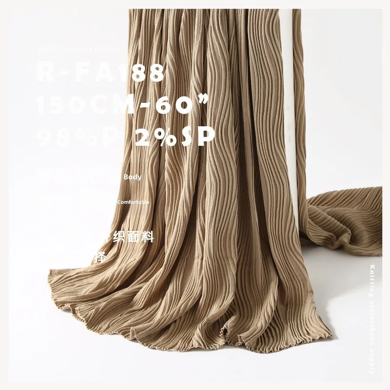 Drape Elasticity Knit Crushed Jacquard Fabric for Knitwear Dress Set Pants Clothing Cloth Diy By The Meter Sewing Material
Drape Elasticity Knit Crushed Jacquard Fabric for Knitwear Dress Set Pants Clothing Cloth Diy By The Meter Sewing Material