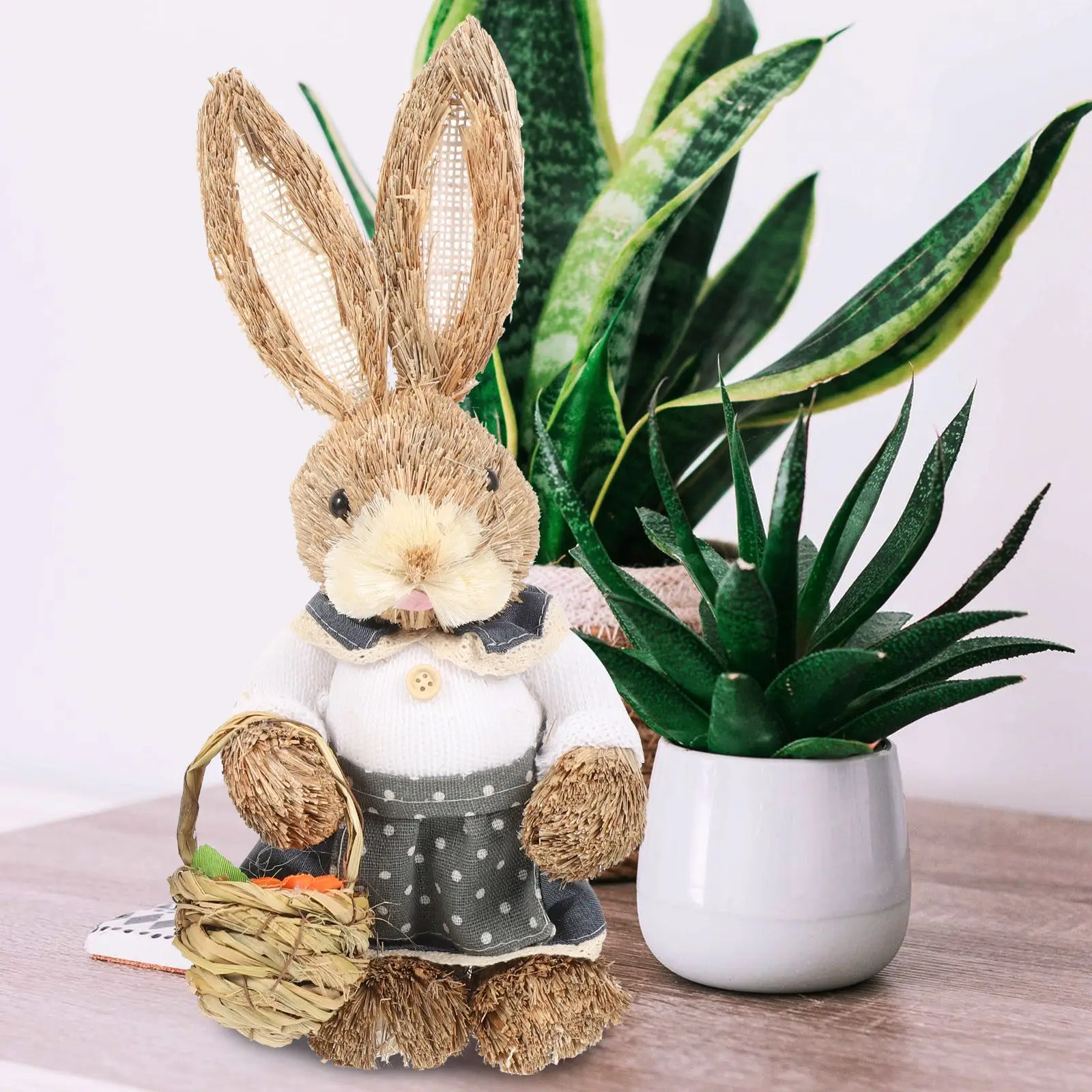 2 Pcs Decorations Rabbit Ornament Baby Outdoor Pillows Standing Figurine Straw Home Spring
2 Pcs Decorations Rabbit Ornament Baby Outdoor Pillows Standing Figurine Straw Home Spring