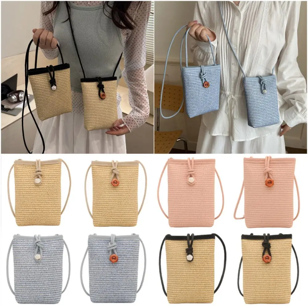 Chinese Style Weaving Crossbody Bag Square Multicolor Mobile Phone Bag Rope Strap Decorative Buckle Shoulder Bag Daily
Chinese Style Weaving Crossbody Bag Square Multicolor Mobile Phone Bag Rope Strap Decorative Buckle Shoulder Bag Daily