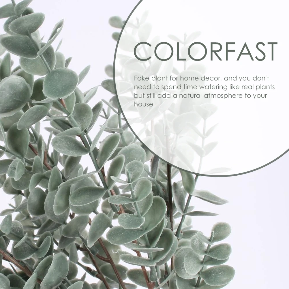 Artificial Plant Decoration Eucalyptus Branches Leaves Stems Leaf Flower Arrangement Faux Aitificial Greenery Decorations
Artificial Plant Decoration Eucalyptus Branches Leaves Stems Leaf Flower Arrangement Faux Aitificial Greenery Decorations