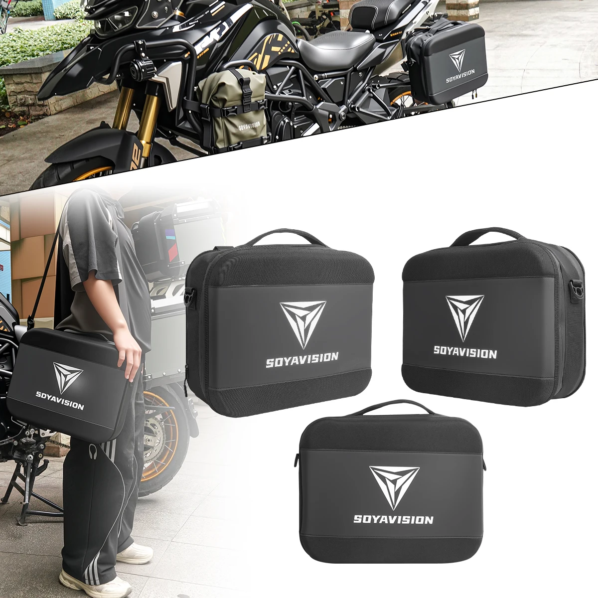 Motorcycle Vario Case Inner Bag Side Pannier Liner Inner Bags for BMW R1200GS Adventure 2012-2021 R1250GS F750GS F850GS ADV
Motorcycle Vario Case Inner Bag Side Pannier Liner Inner Bags for BMW R1200GS Adventure 2012-2021 R1250GS F750GS F850GS ADV