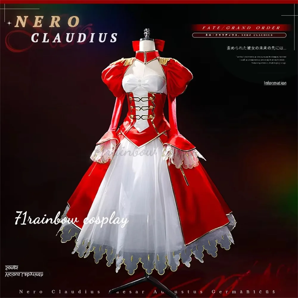 Nero Claudius Косплей Fate/Grand Order Nero Косплей Костюм Женские рождественские комплекты одежды Платье FGO Red Saber Одежда Косплей
Nero Claudius Косплей Fate/Grand Order Nero Косплей Костюм Женские рождественские комплекты одежды Платье FGO Red Saber Одежда Косплей