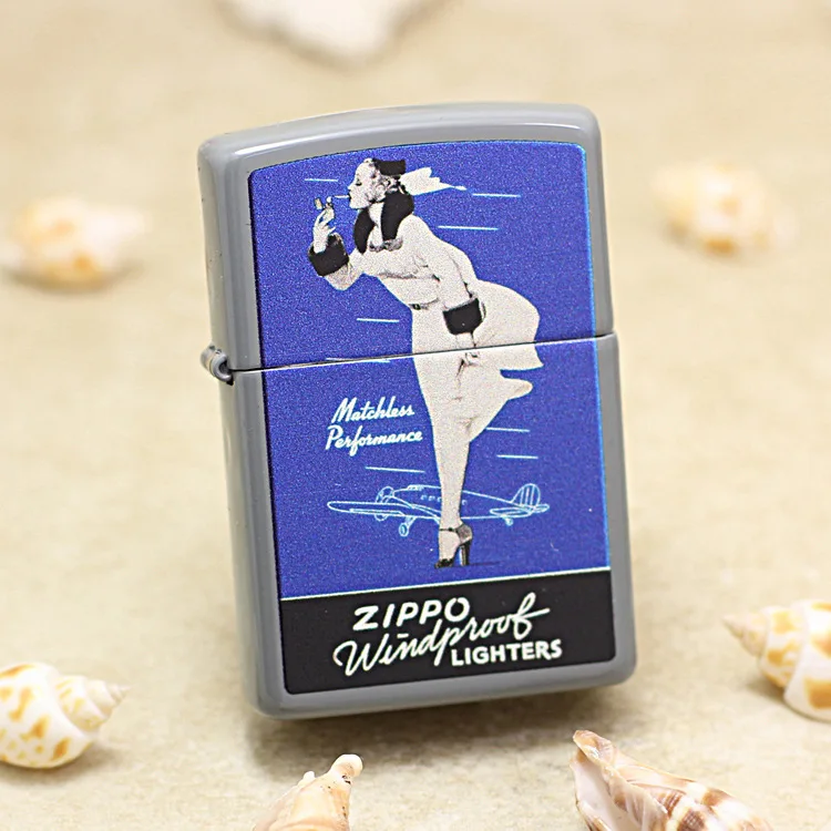 Genuine Zippo Woman in the wind oil lighter copper windproof Kerosene lighters Gift with anti-counterfeiting code
Genuine Zippo Woman in the wind oil lighter copper windproof Kerosene lighters Gift with anti-counterfeiting code