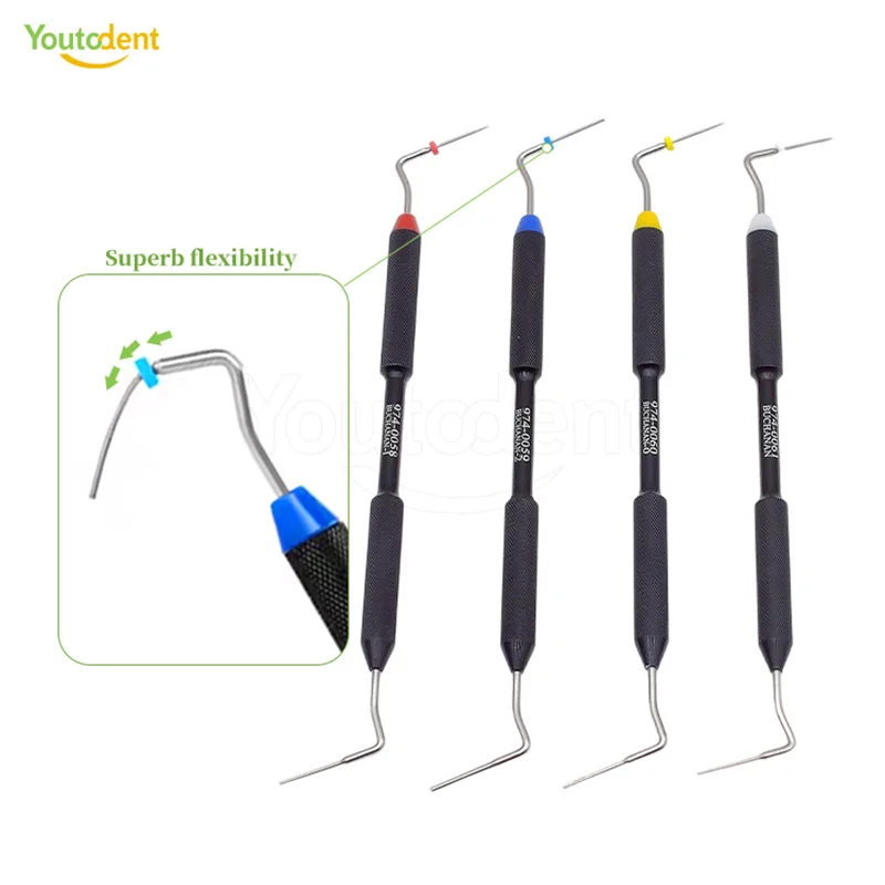 4 Sizes Dental Endo Hand Plugger Endodontics Instruments NITI / Stainless stell Tip Dentist Dentistry Tools
4 Sizes Dental Endo Hand Plugger Endodontics Instruments NITI / Stainless stell Tip Dentist Dentistry Tools