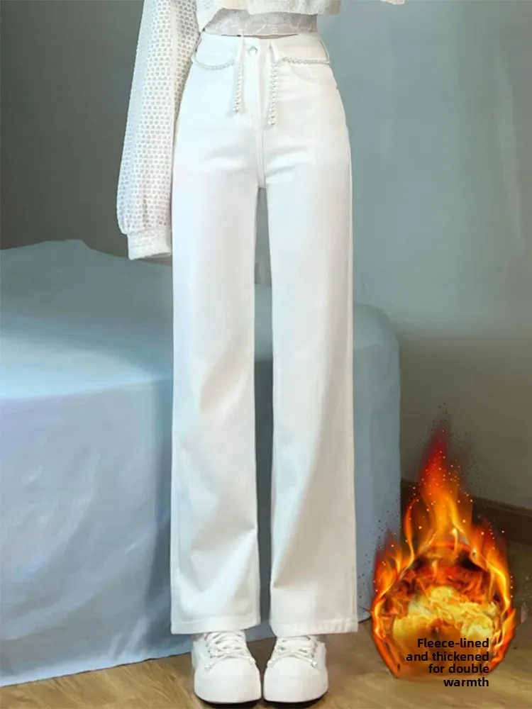 plus Size Fleece Lined Thick Denim Jeans Women Winter High Waist Loose Slimming Wide Leg Pants Casual High Waist Jeans
plus Size Fleece Lined Thick Denim Jeans Women Winter High Waist Loose Slimming Wide Leg Pants Casual High Waist Jeans