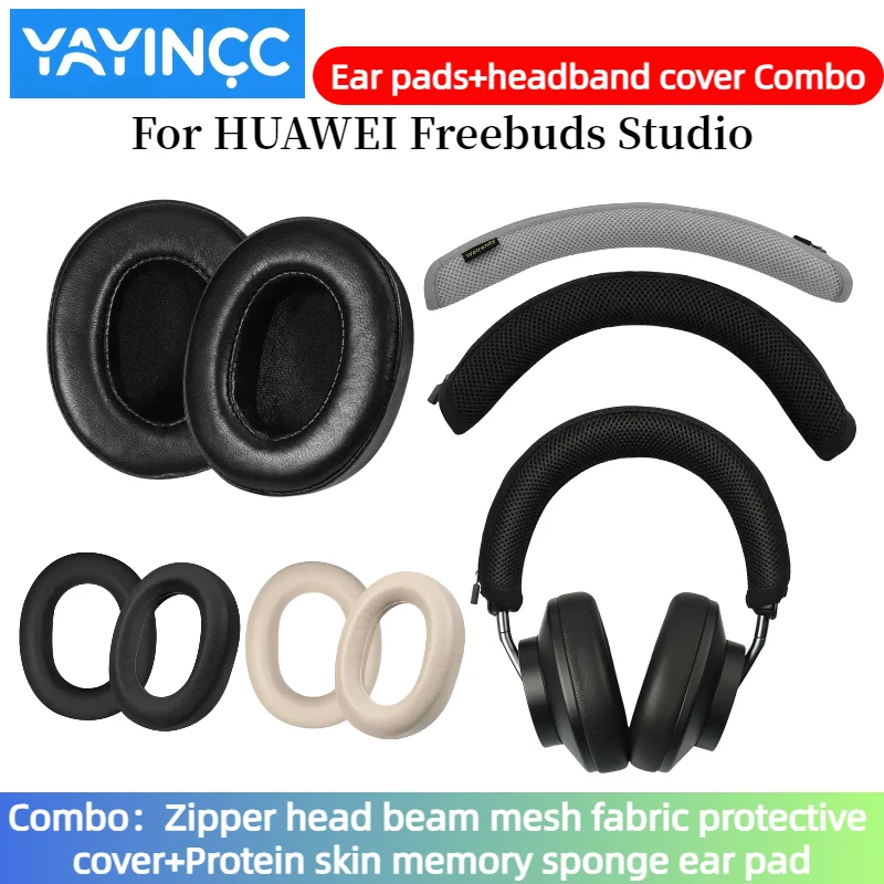 YAYINCC Replacement Protein skin Ear pads +Zipper headband cover Combo for Huawei FreeBuds Studio Headphones Repair Parts
YAYINCC Replacement Protein skin Ear pads +Zipper headband cover Combo for Huawei FreeBuds Studio Headphones Repair Parts