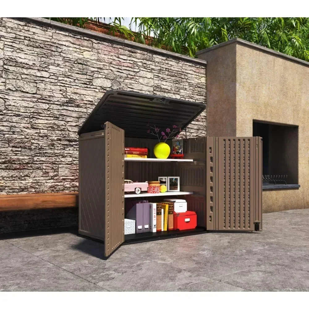 Horizontal Resin Storage Shed, 34 Horizontal Cu.ft Outdoor Storage Cabinet Waterproof for Garden/Backyard/Home/Pool, Lockable(34
Horizontal Resin Storage Shed, 34 Horizontal Cu.ft Outdoor Storage Cabinet Waterproof for Garden/Backyard/Home/Pool, Lockable(34
