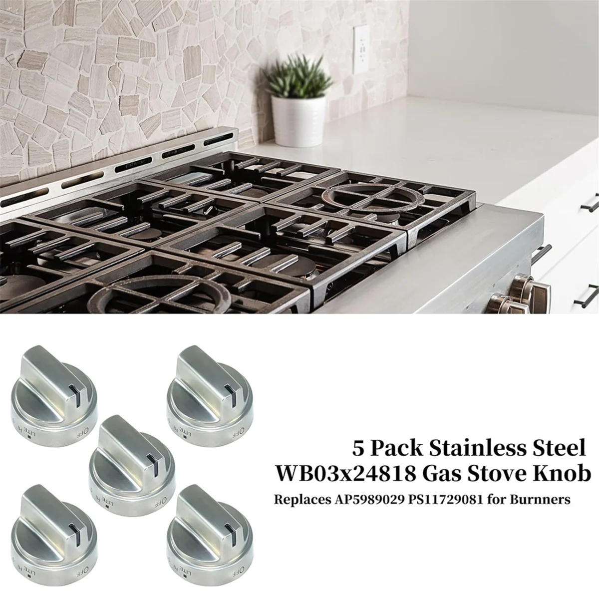 BFYL5PCS WB03X24818 Замена ручки печи из нержавеющей стали для точки доступа 5989029 PS 11729081 Аксессуары для горелок для плиты Ручки для варочной панели
BFYL5PCS WB03X24818 Замена ручки печи из нержавеющей стали для точки доступа 5989029 PS 11729081 Аксессуары для горелок для плиты Ручки для варочной панели
