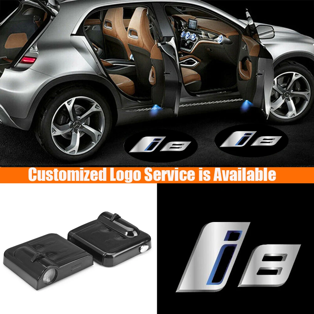2Pcs Wireless I8 Logo LED Car Welcome Pedal Lights Door Projector Shadow Ghost Decoration Interior
2Pcs Wireless I8 Logo LED Car Welcome Pedal Lights Door Projector Shadow Ghost Decoration Interior