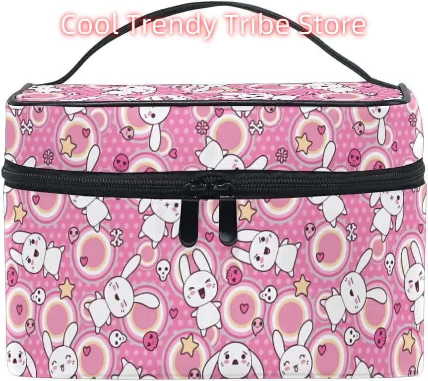 Cute Makeup Bag Pink, Kawaii Rabbit Travel Makeup Organizer Bags Toiletry Bag Box Travel Cosmetic Bag Make Up Train Case for Wom
Cute Makeup Bag Pink, Kawaii Rabbit Travel Makeup Organizer Bags Toiletry Bag Box Travel Cosmetic Bag Make Up Train Case for Wom