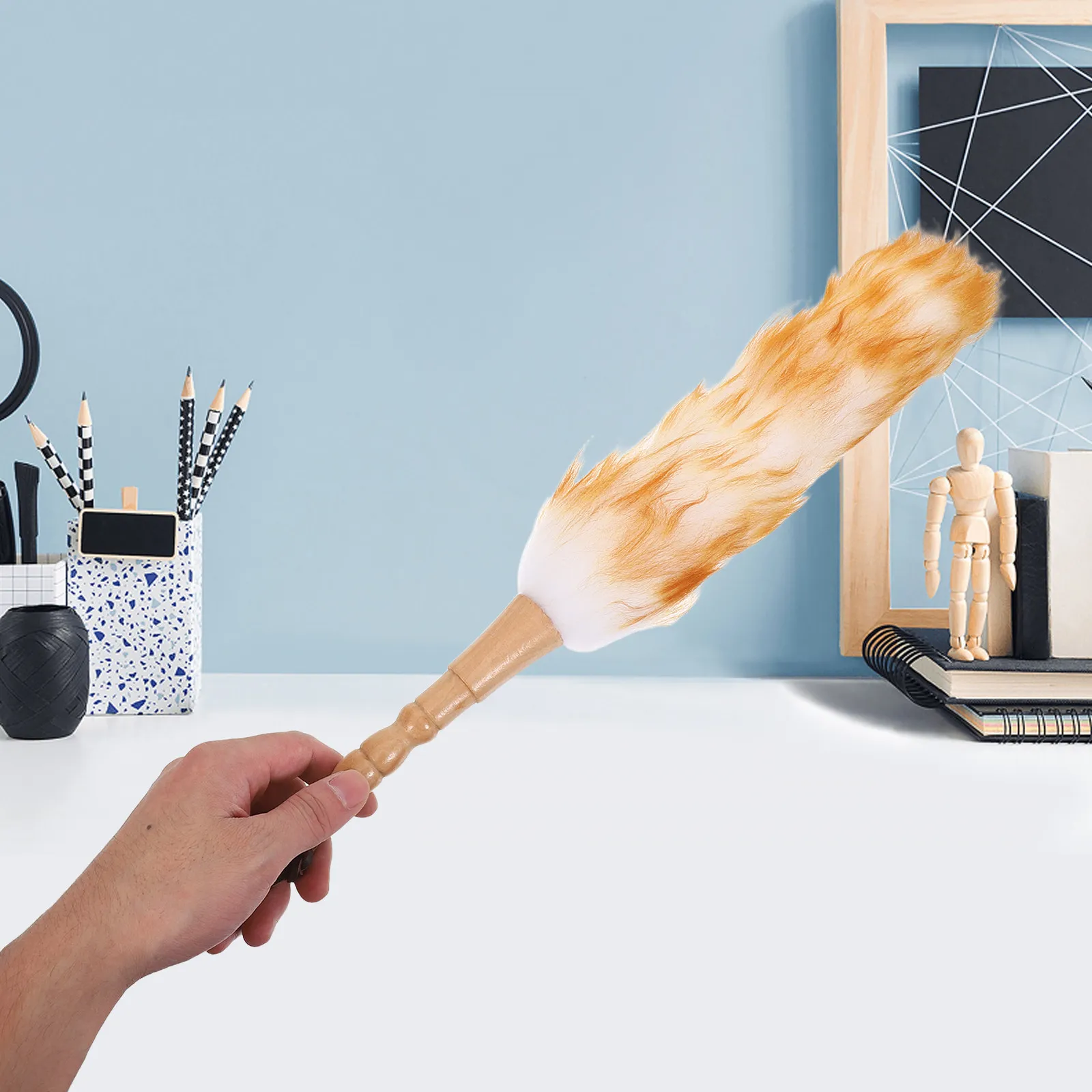 Щетка для уборки пыли с деревянной ручкой, мягкая, для офиса, автомобиля, мебели, инструментов, антистатическая, гибкая, шерстяная
Щетка для уборки пыли с деревянной ручкой, мягкая, для офиса, автомобиля, мебели, инструментов, антистатическая, гибкая, шерстяная