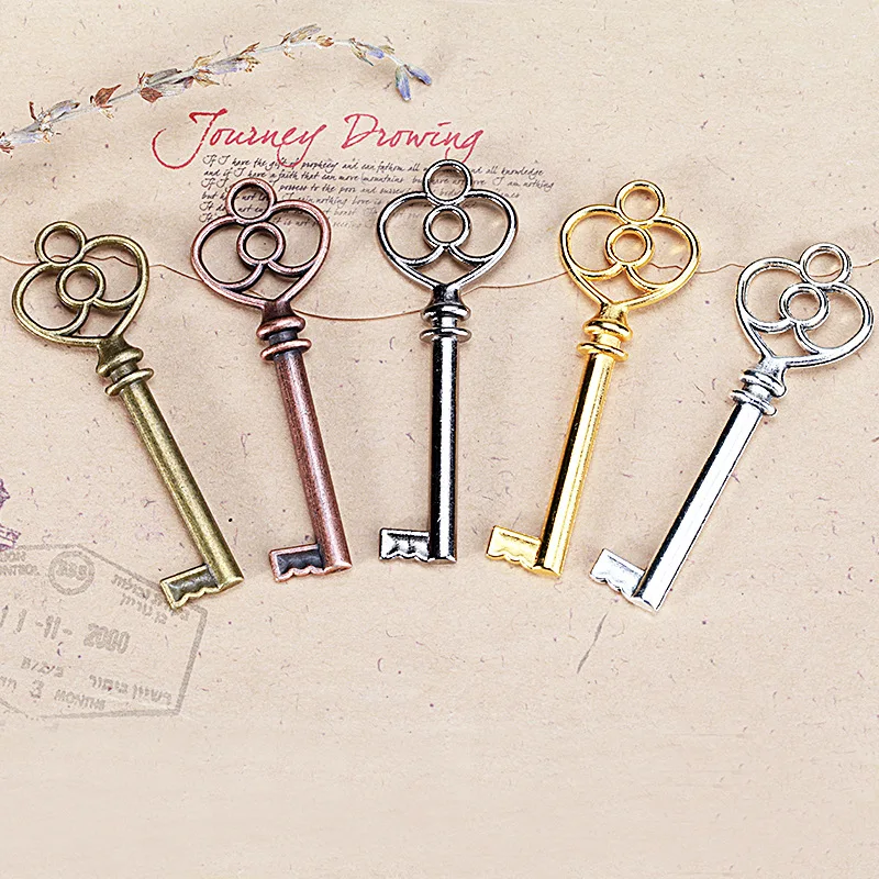 10Pcs Alloy Vintage Big Heart Key Charms For Necklace Pendant Findings Jewelry Making Accessories
10Pcs Alloy Vintage Big Heart Key Charms For Necklace Pendant Findings Jewelry Making Accessories