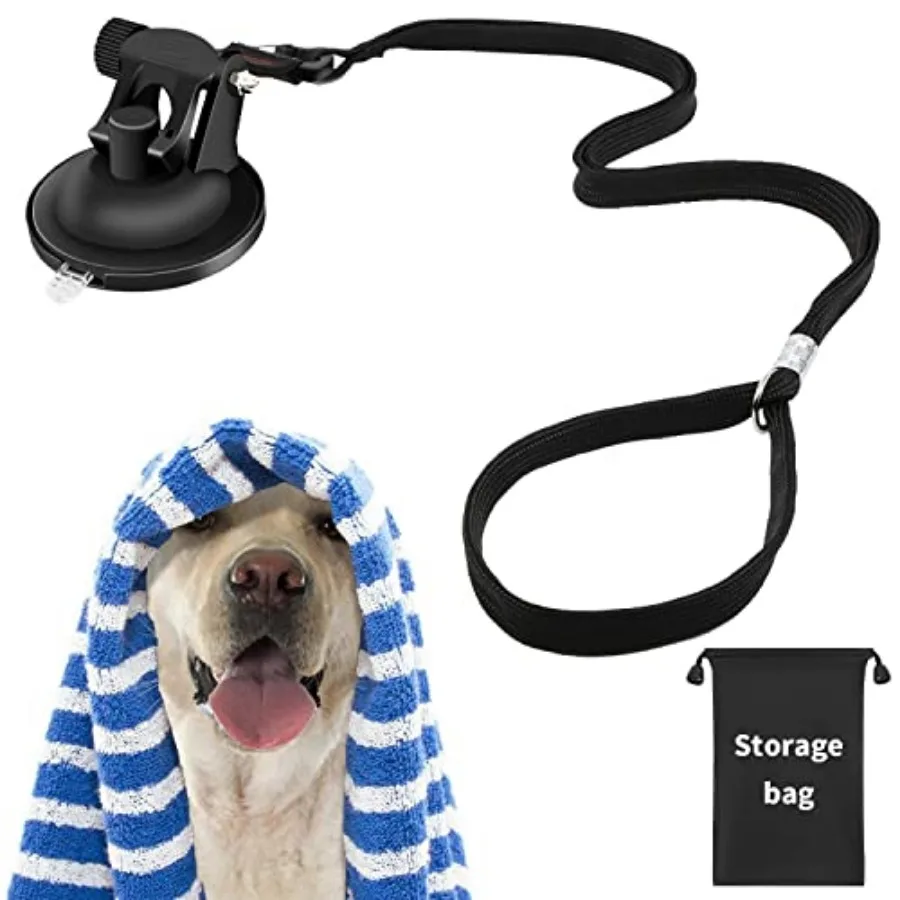 Dog Bathing Tether with Heavy Suction Cup, Dog Grooming Tub Restraint Soft Nylon Leash with Adjustable Collar for Pet Dog Cat S
Dog Bathing Tether with Heavy Suction Cup, Dog Grooming Tub Restraint Soft Nylon Leash with Adjustable Collar for Pet Dog Cat S