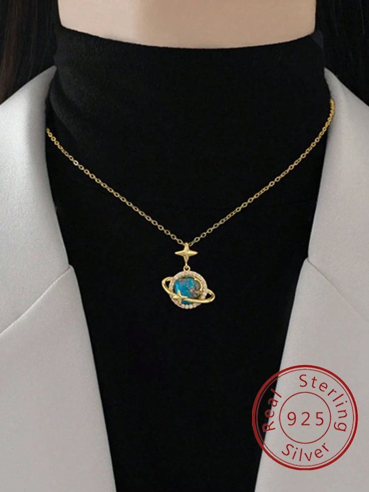 925 Sterling Silver Personalized Classic Space Star Necklace For Women Anniversary Party Daily Wear High Quality Fine Jewelry
925 Sterling Silver Personalized Classic Space Star Necklace For Women Anniversary Party Daily Wear High Quality Fine Jewelry