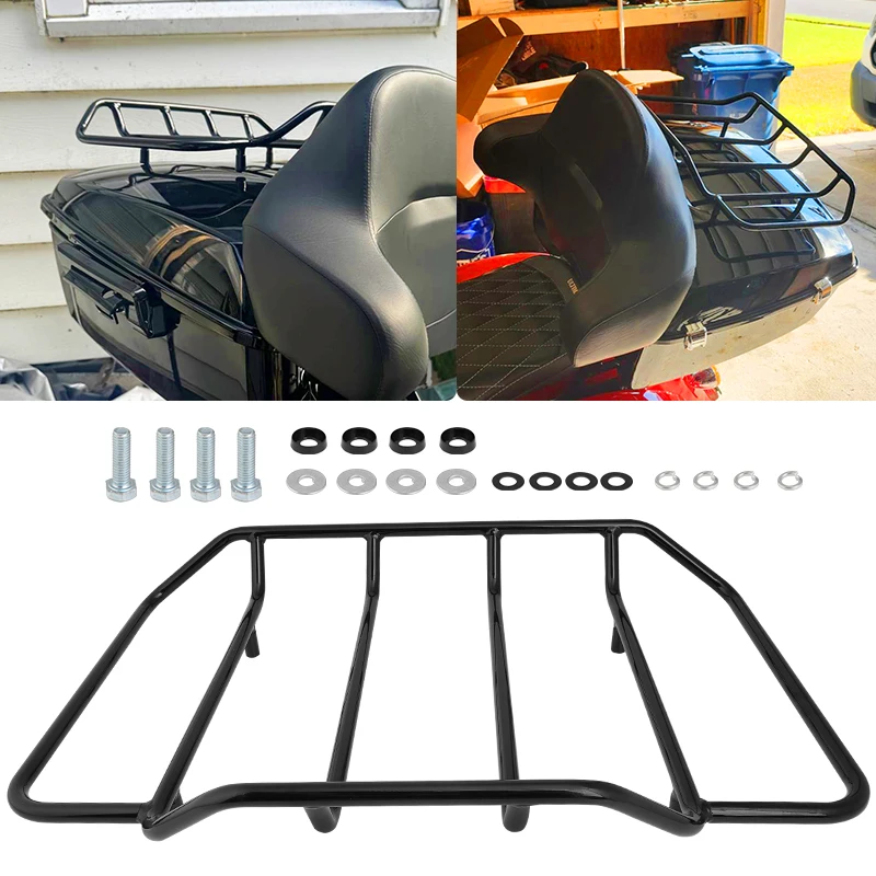 Motorcycle Black Tour Luggage Top Rack Trunk For Harley Touring Road King Street Glide Road Glide 1984-UP
Motorcycle Black Tour Luggage Top Rack Trunk For Harley Touring Road King Street Glide Road Glide 1984-UP