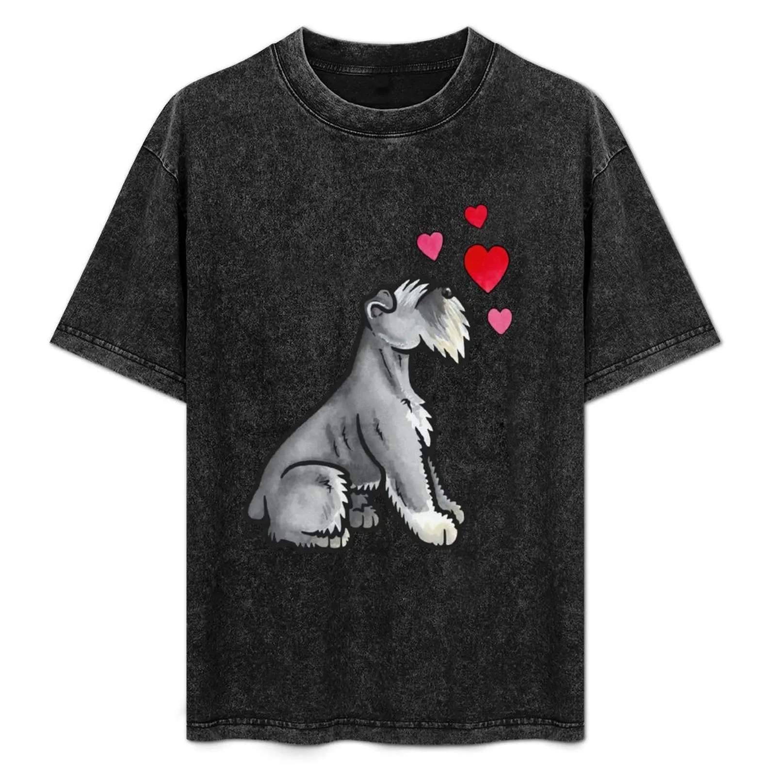 Mini Schnauzer love T-Shirt Festival Casual Short Sleeve
Mini Schnauzer love T-Shirt Festival Casual Short Sleeve