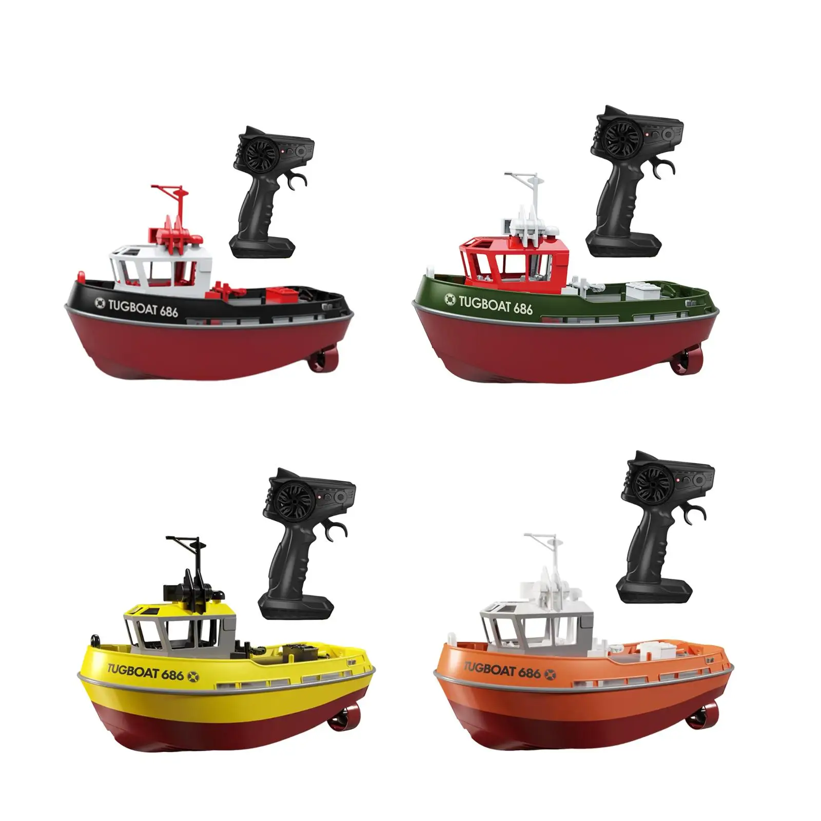 1/72 RC Tugboat Водонепроницаемая лодка с дистанционным управлением для детей, мальчиков и девочек, река
1/72 RC Tugboat Водонепроницаемая лодка с дистанционным управлением для детей, мальчиков и девочек, река