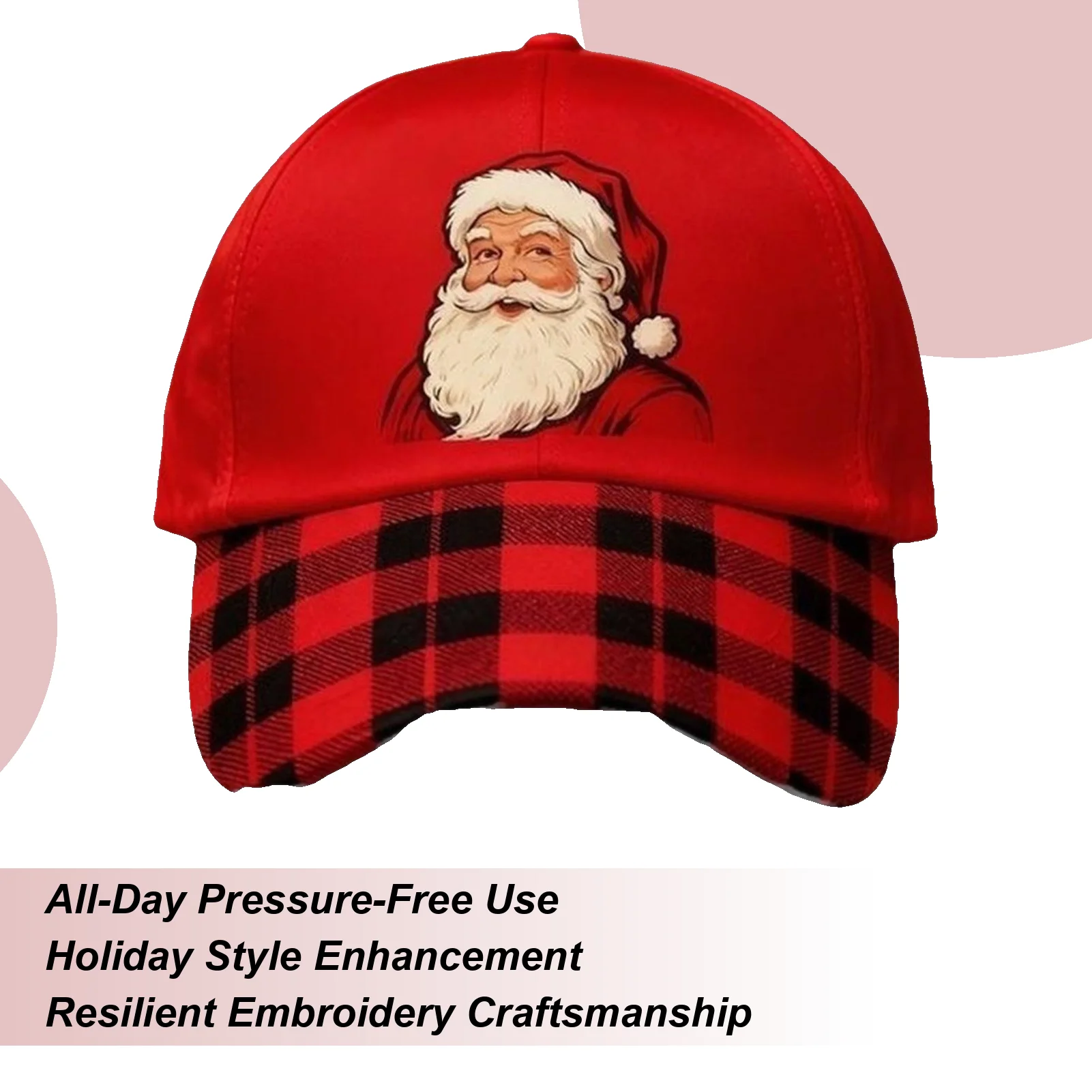 Baseball Santa Hat Festive Breathable Embroidered Santa Claus Men Women Christmas Hat For Lovers Family Friends Wife Husband Mom
Baseball Santa Hat Festive Breathable Embroidered Santa Claus Men Women Christmas Hat For Lovers Family Friends Wife Husband Mom