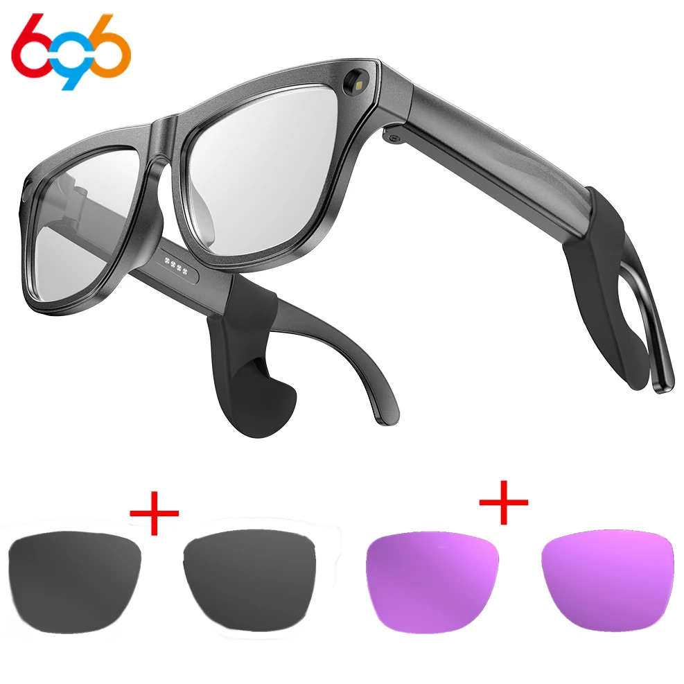 HD Camera Glasses Outdoor Bluetooth Music Call Touch Control Smart Eyewear AI Translator Sunglasses Men Women Voice Assistant
HD Camera Glasses Outdoor Bluetooth Music Call Touch Control Smart Eyewear AI Translator Sunglasses Men Women Voice Assistant