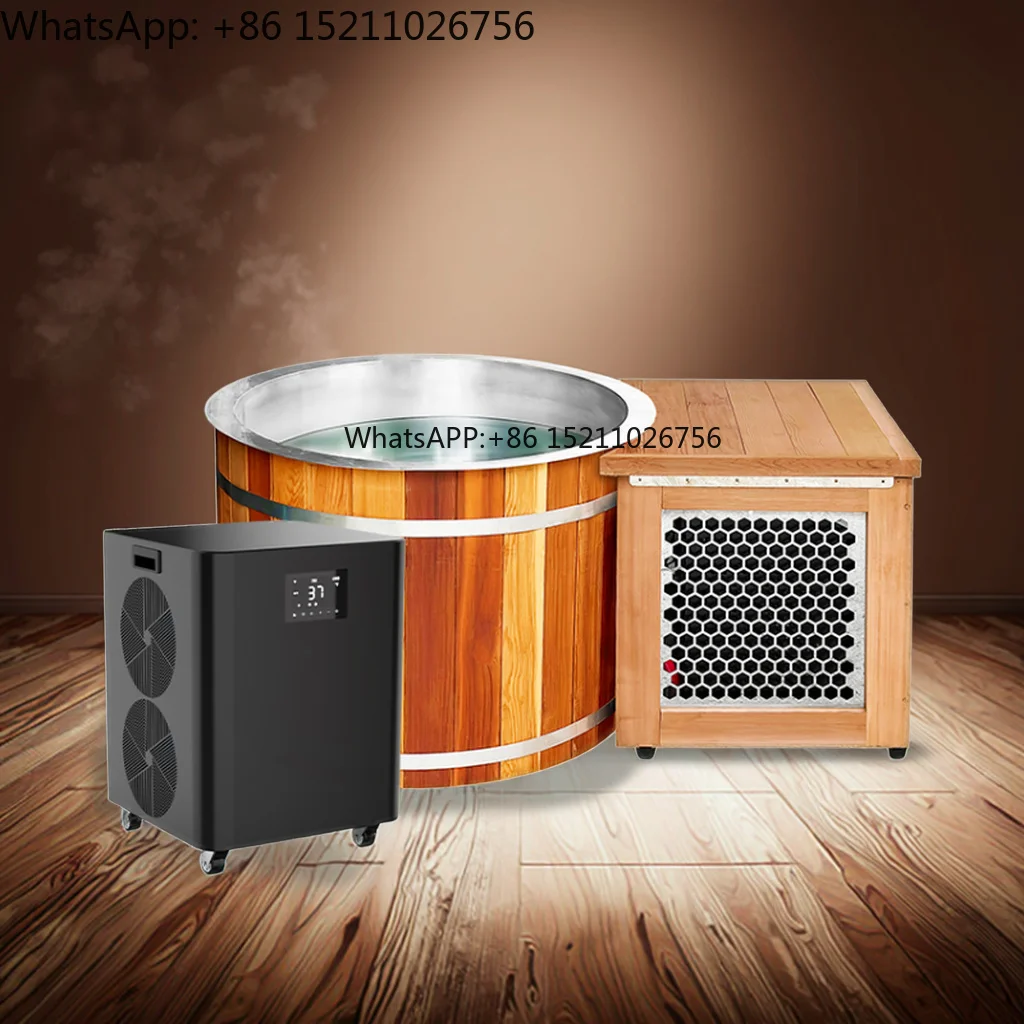 1-2 Person Wooden Ice Bath Pool With Chiller for Fitness Recovery Outdoor in Ground Luxury Deep Cold Plunge Tub Ice Bath Cooler
1-2 Person Wooden Ice Bath Pool With Chiller for Fitness Recovery Outdoor in Ground Luxury Deep Cold Plunge Tub Ice Bath Cooler