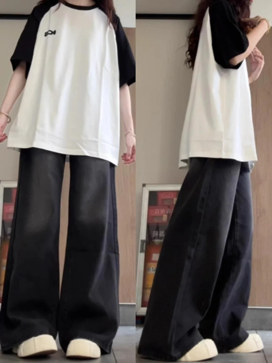 plus Size Fleece Lined Thick Denim Jeans Women's Autumn Winter High Waist Loose Wide Leg Long Pants Straight Cut Slimming Effect
plus Size Fleece Lined Thick Denim Jeans Women's Autumn Winter High Waist Loose Wide Leg Long Pants Straight Cut Slimming Effect