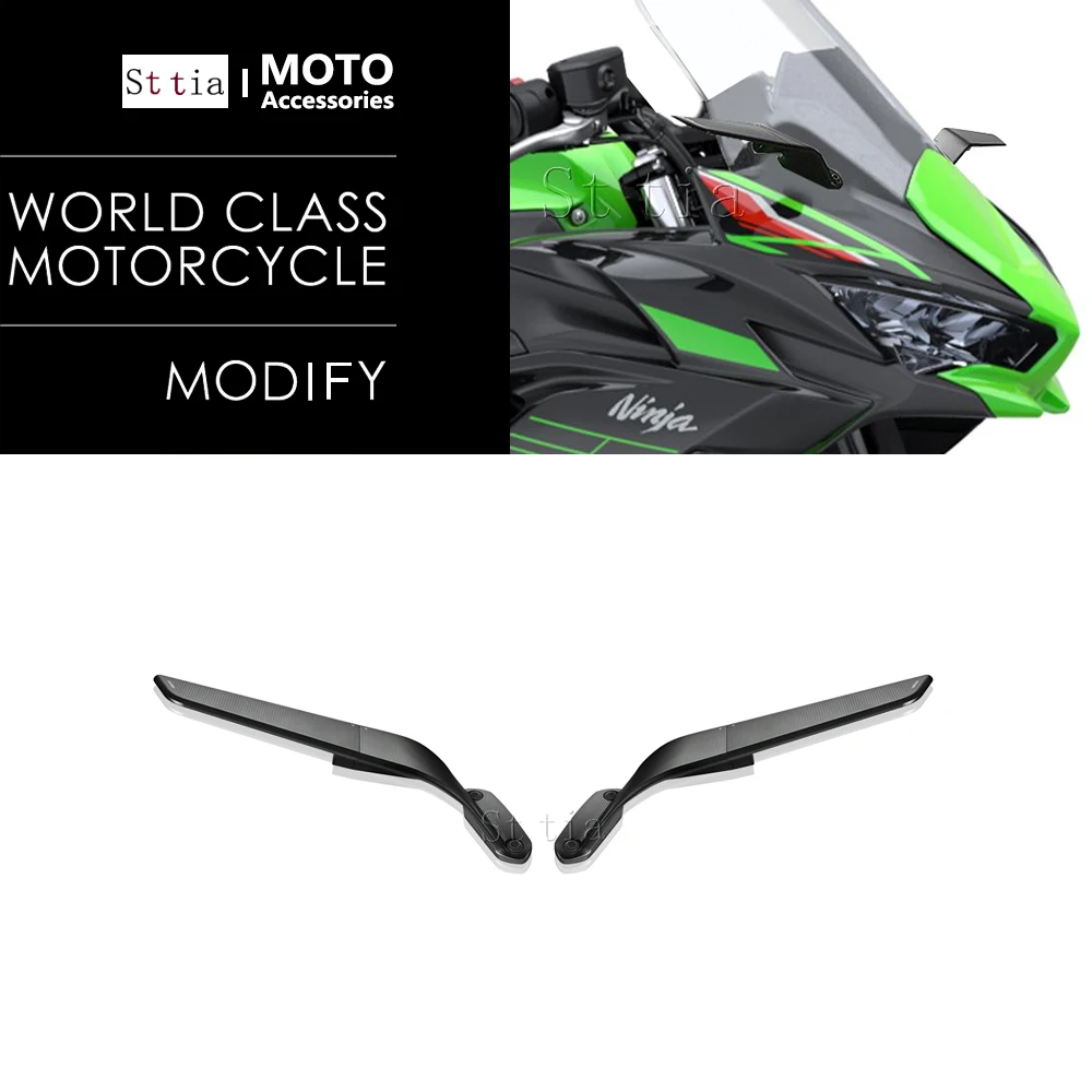 Motorcycle Side View Mirror For Kawasaki Ninja 400 NINJA400 2018-2024 Ninja650 NINJA 650 Stealth Winglets Rearview Mirrors
Motorcycle Side View Mirror For Kawasaki Ninja 400 NINJA400 2018-2024 Ninja650 NINJA 650 Stealth Winglets Rearview Mirrors
