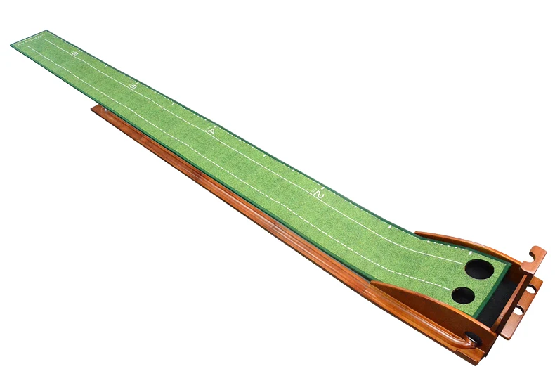 Solid Wood Ball Return Golf Training Equipment Putting Green Mat Custom Golf Putting Trainer Practice Mat
Solid Wood Ball Return Golf Training Equipment Putting Green Mat Custom Golf Putting Trainer Practice Mat