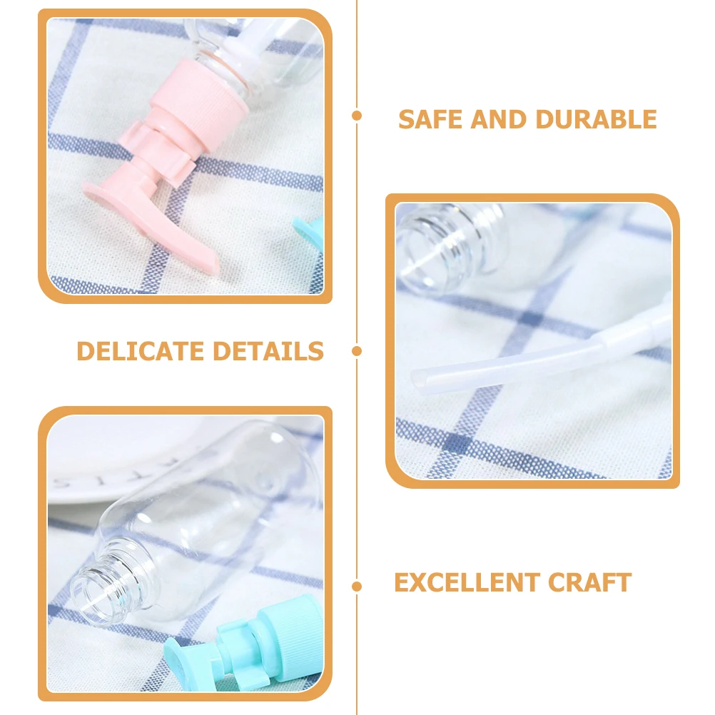 6pcs Lotion Dispenser Pump Bottle Shampoo Soap Refillable Travel Leak-Proof Portable Body Wash Dispenser For Home Hotel Kitchen
6pcs Lotion Dispenser Pump Bottle Shampoo Soap Refillable Travel Leak-Proof Portable Body Wash Dispenser For Home Hotel Kitchen