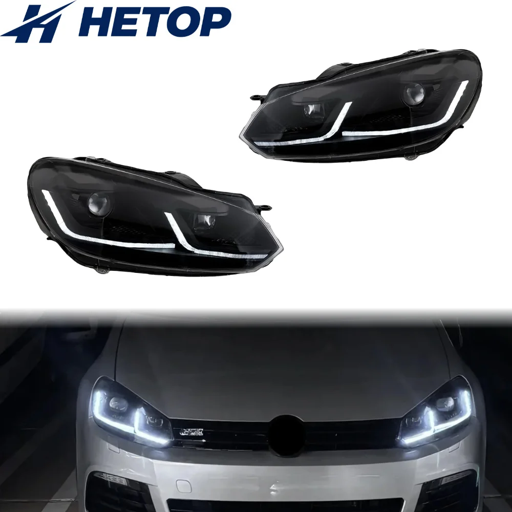HETOP Golf 6 2009-2014 LED Lens Upgrade Front Lamp Car Accessories Hot Selling Plug and Play DRL for Volkswagen Headlight
HETOP Golf 6 2009-2014 LED Lens Upgrade Front Lamp Car Accessories Hot Selling Plug and Play DRL for Volkswagen Headlight