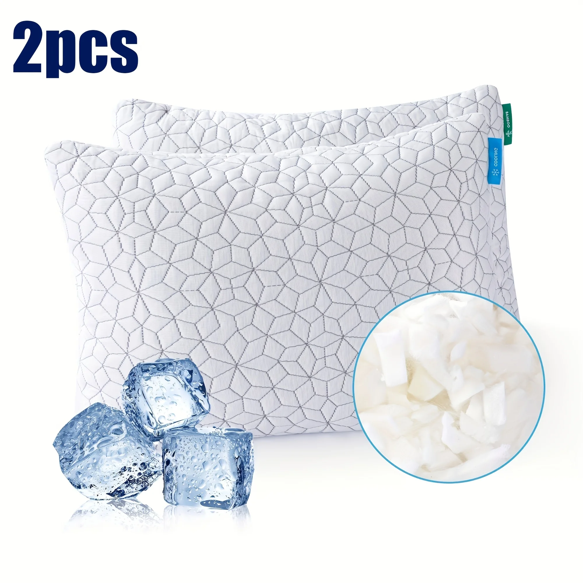 MUUEGM Memory Foam Pillows for Sleeping 2 Pack, Adjustable Loft Bed Firm or Soft Pillows for Side
MUUEGM Memory Foam Pillows for Sleeping 2 Pack, Adjustable Loft Bed Firm or Soft Pillows for Side