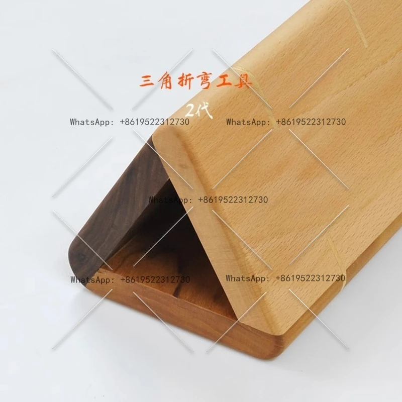 Wooden triangle sticking and bending mold short wealth bending fitting auxiliary tool
Wooden triangle sticking and bending mold short wealth bending fitting auxiliary tool