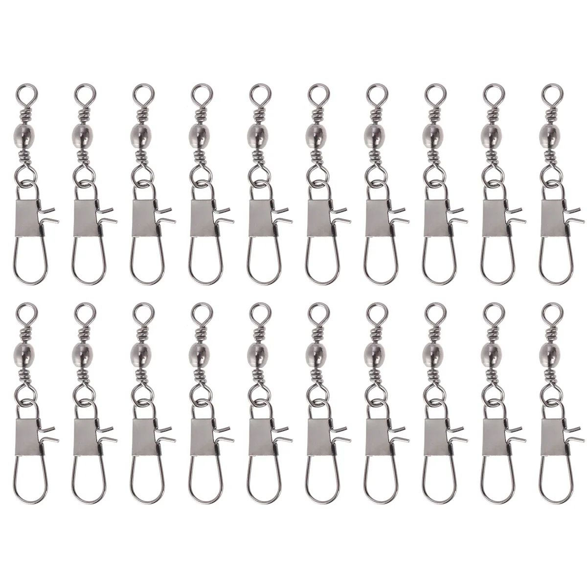 30pcs Swivels Snap Connector Ball Bearing Black Portable Fishing Snap Swivels Fishing Supplies Hooks Bait
30pcs Swivels Snap Connector Ball Bearing Black Portable Fishing Snap Swivels Fishing Supplies Hooks Bait
