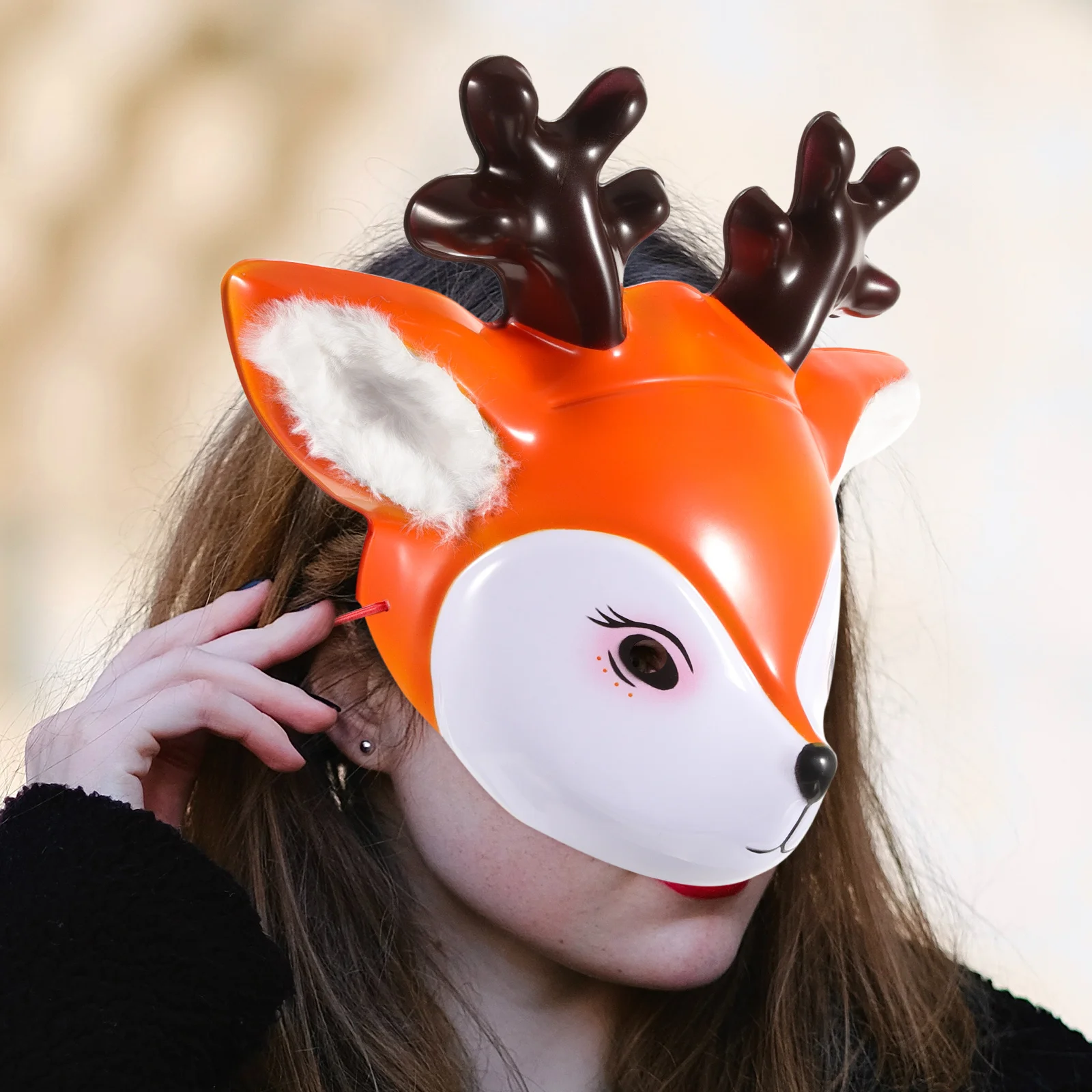 Deer Head Mask Costume Animal Halloween Masks Masquerade Cosplay Face Cover Costumes
Deer Head Mask Costume Animal Halloween Masks Masquerade Cosplay Face Cover Costumes