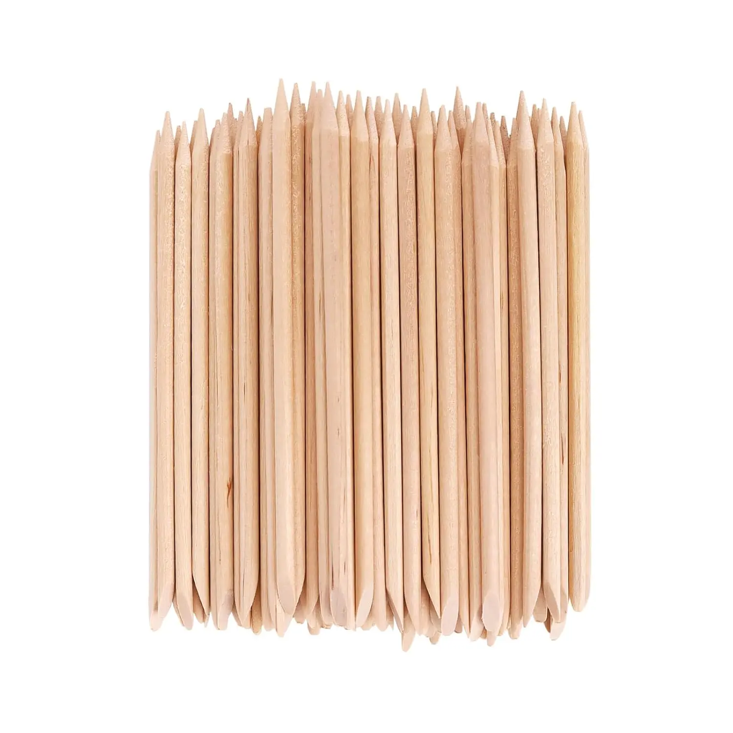 100PCS Orange Wood Nail Sticks, 4.5 Inch Wooden Cuticle Pusher and Remover Set, Dual-Headed Manicure Tools for Home and Salon
100PCS Orange Wood Nail Sticks, 4.5 Inch Wooden Cuticle Pusher and Remover Set, Dual-Headed Manicure Tools for Home and Salon