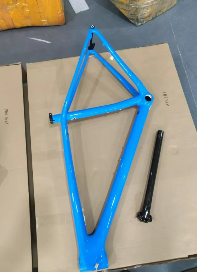 UD glossy 29er mountain carbon bike frame hardtail cycling bike frame MTB bicycle carbon frame blue color boost 148x12mm S M L
UD glossy 29er mountain carbon bike frame hardtail cycling bike frame MTB bicycle carbon frame blue color boost 148x12mm S M L