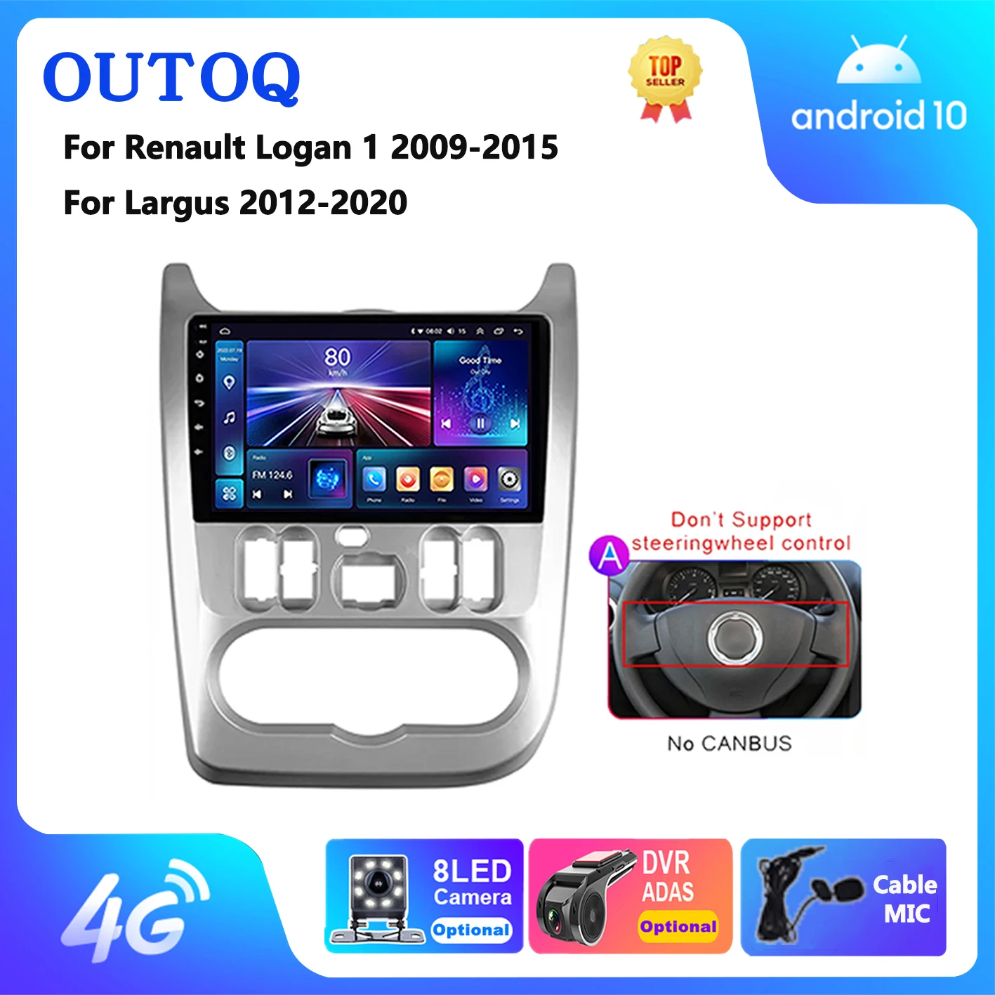 For Renault Logan Sandero 2009-2015 For Lada Largus Lergus 2012-2020 For Dacia Duster 2010-2017 Car Radio Multimedia Head Unit
For Renault Logan Sandero 2009-2015 For Lada Largus Lergus 2012-2020 For Dacia Duster 2010-2017 Car Radio Multimedia Head Unit