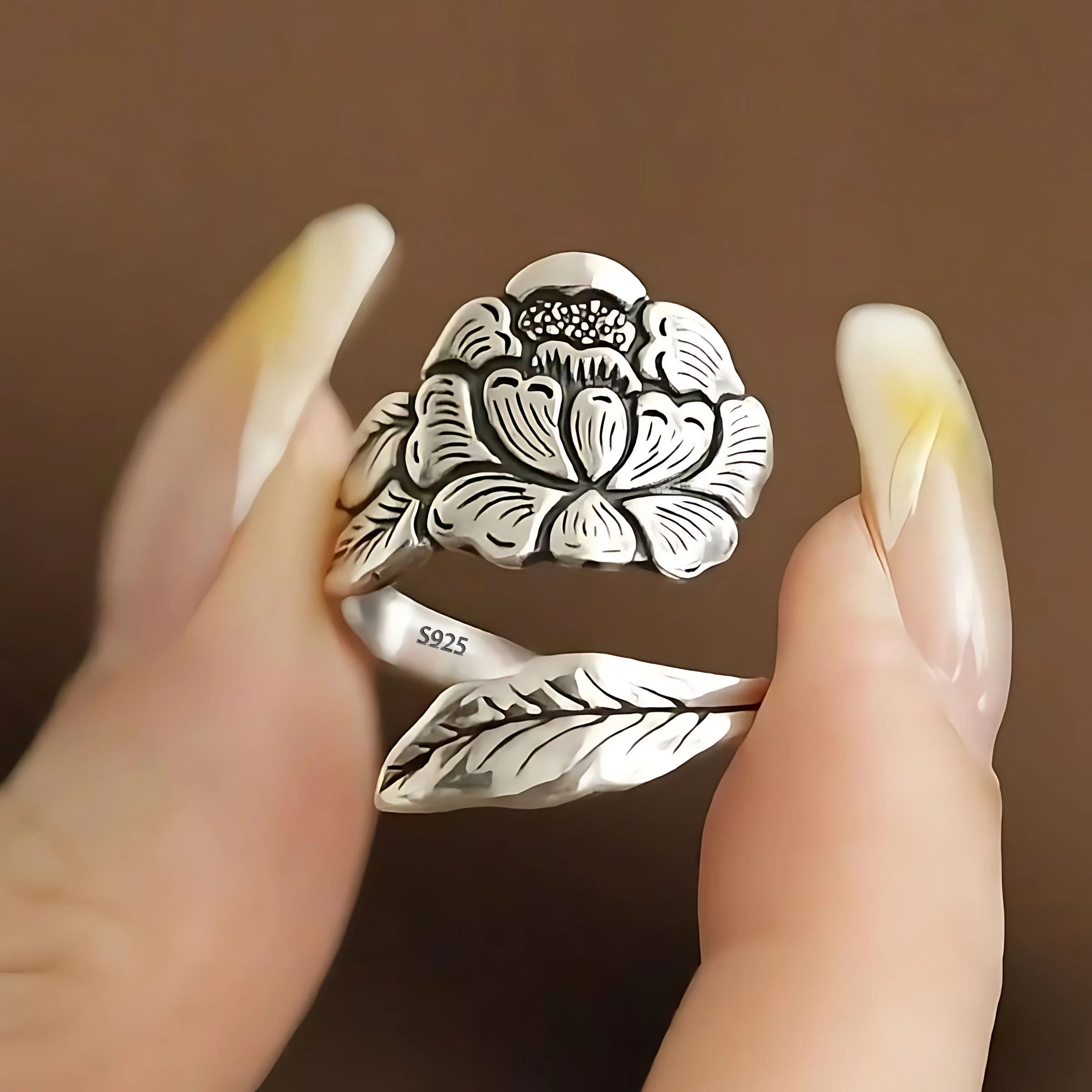 VENTFILLE 925 Sterling Silver Flower Punk Rings For Women Irregular Retro Design Ethnic Open Jewelry Birthday Gifts Dropshipping
VENTFILLE 925 Sterling Silver Flower Punk Rings For Women Irregular Retro Design Ethnic Open Jewelry Birthday Gifts Dropshipping