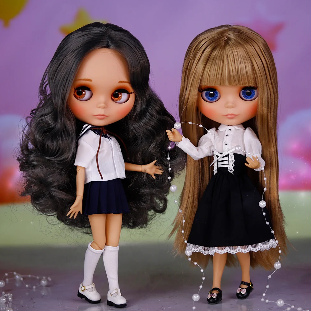 ICY DBS Blyth Doll Tan Skin Matte Face With Eyebrows Special Price 1/6 BJD JOINT body Neo Christmas Gift Anime
ICY DBS Blyth Doll Tan Skin Matte Face With Eyebrows Special Price 1/6 BJD JOINT body Neo Christmas Gift Anime